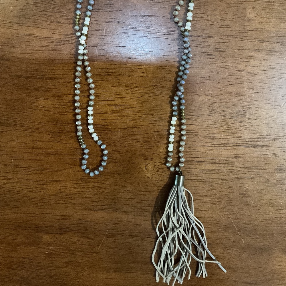 Tassel necklace